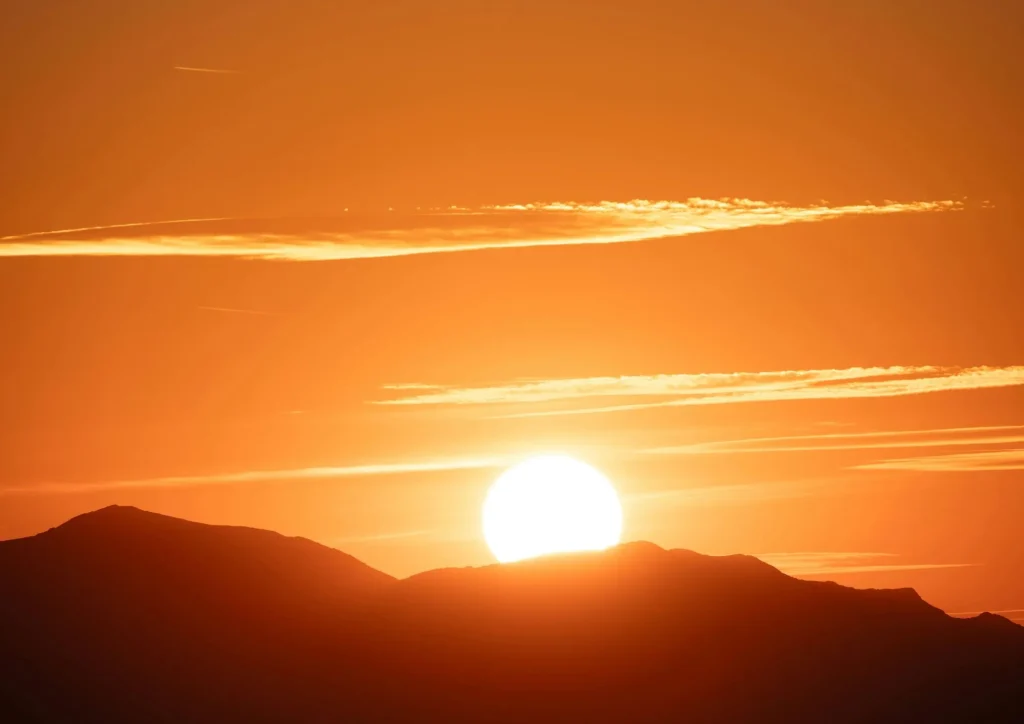 sunrise horizon new beginning hope