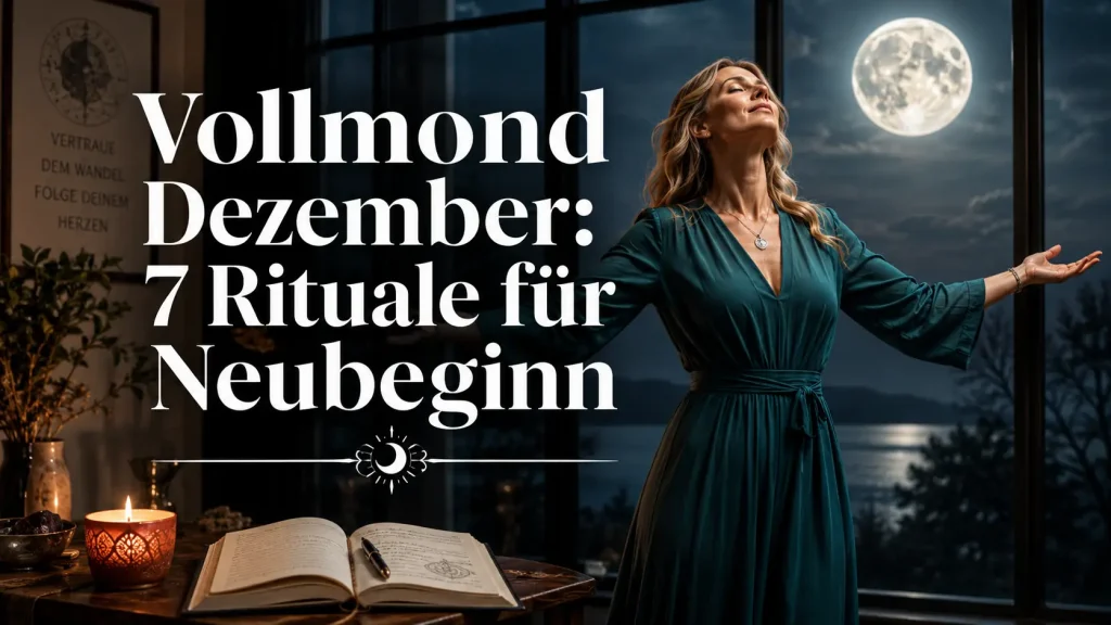 Vollmond Dezember: 7 Rituale für Neubeginn
