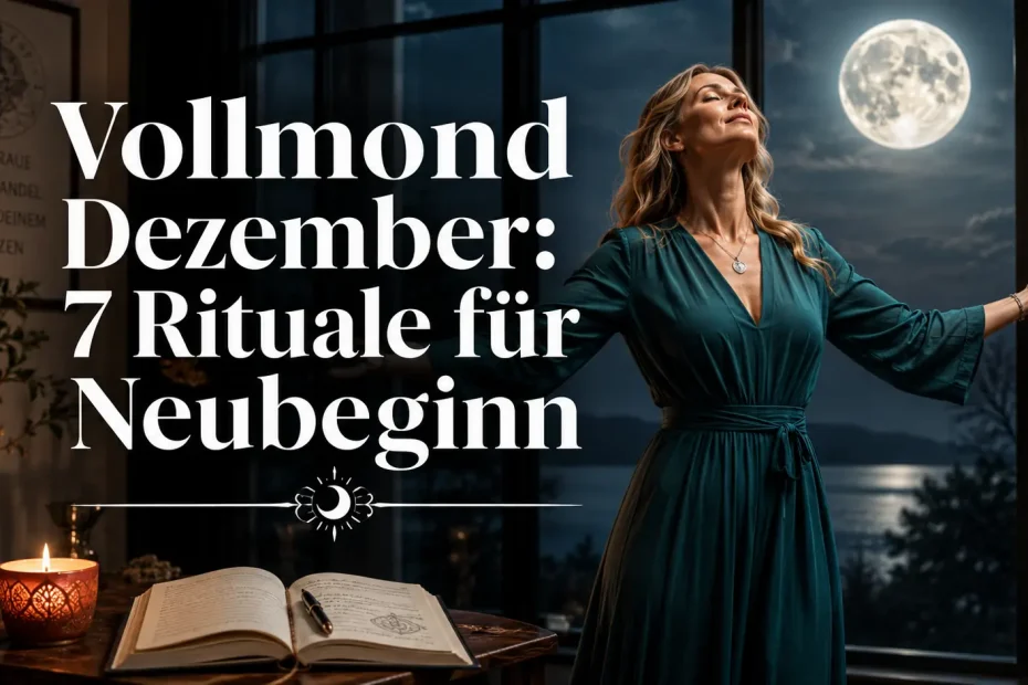 Vollmond Dezember: 7 Rituale für Neubeginn