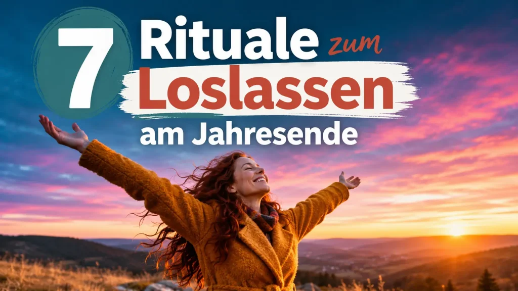 Loslassen zum Jahresende: 7 Rituale, die dir helfen, das Jahr freizugeben