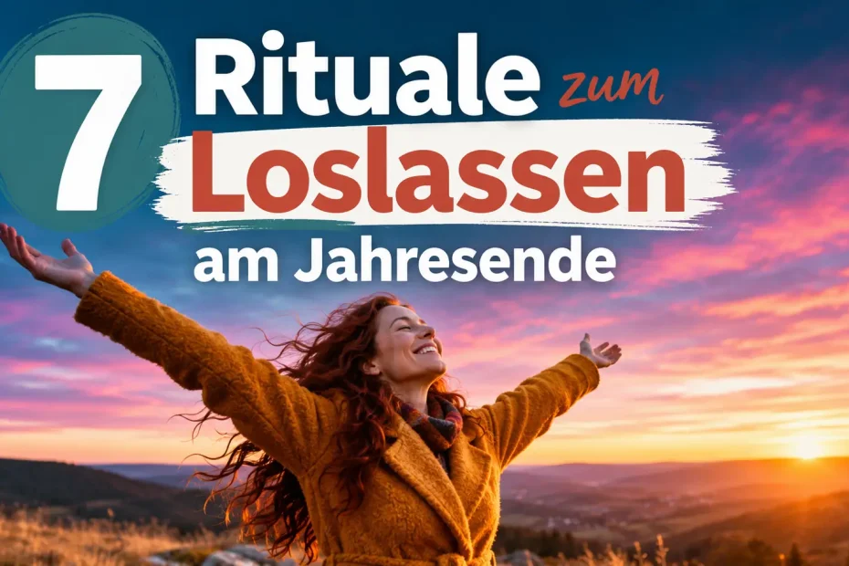 Loslassen zum Jahresende: 7 Rituale, die dir helfen, das Jahr freizugeben