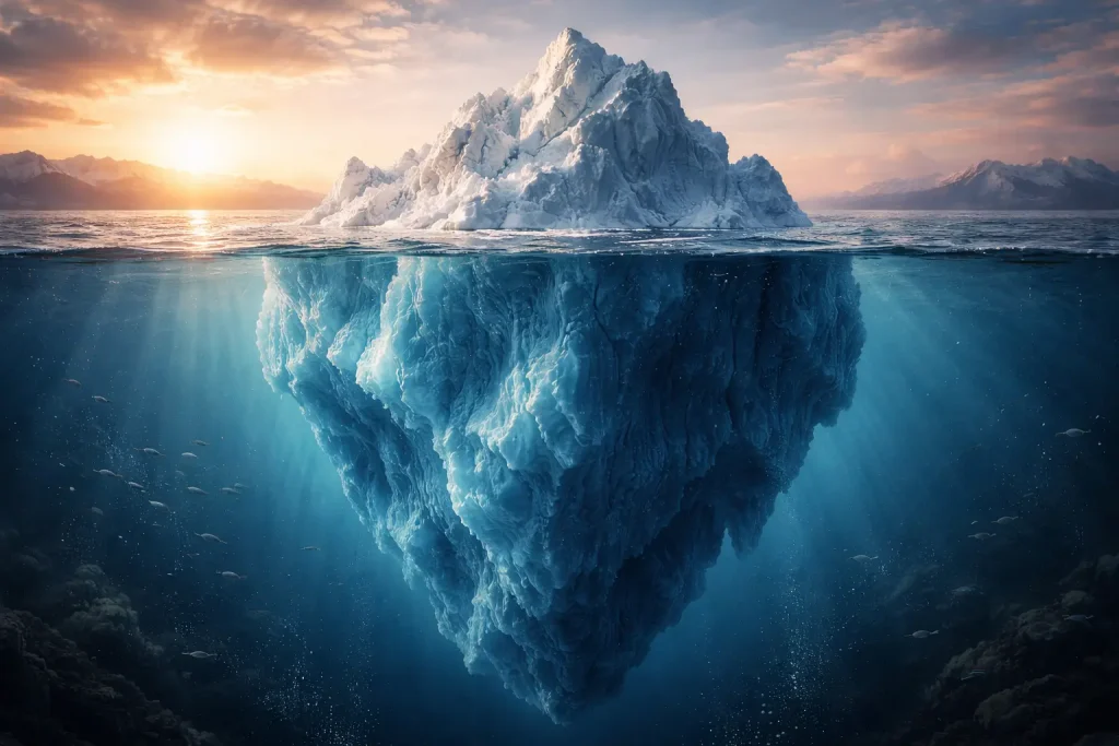 iceberg underwater metaphor mind