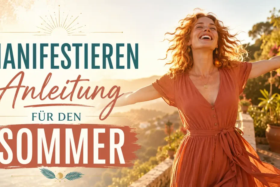 Manifestieren Anleitung für den Sommer