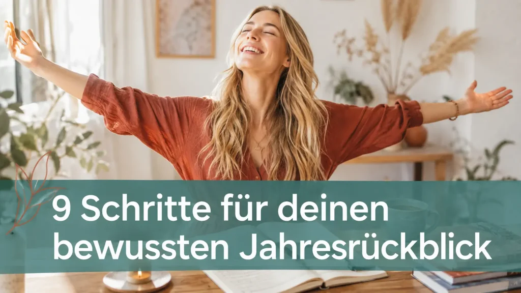 
9 Schritte für deinen bewussten Jahresrückblick