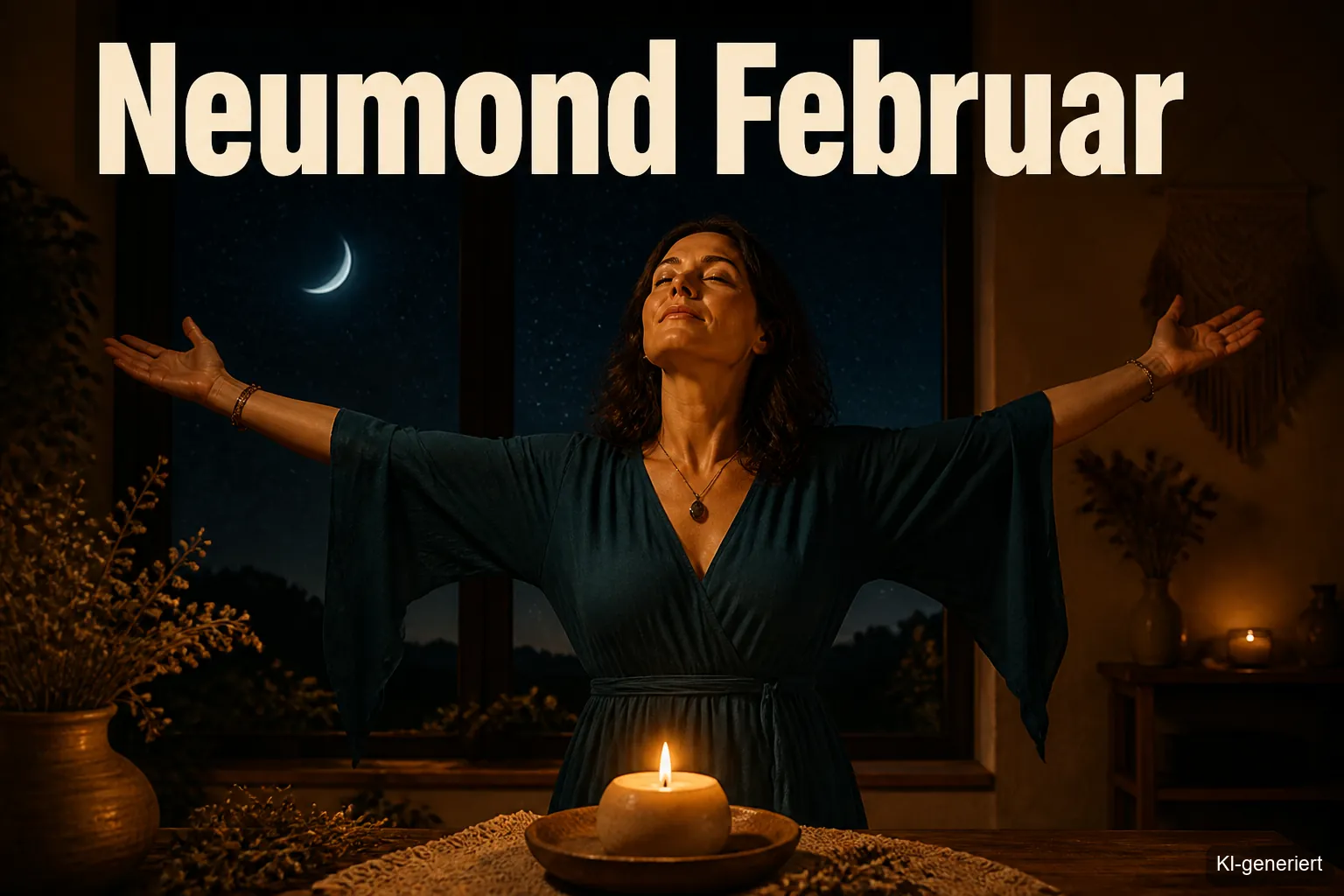 Neumond Februar Rituale für neue Energie und Intentionen setzen