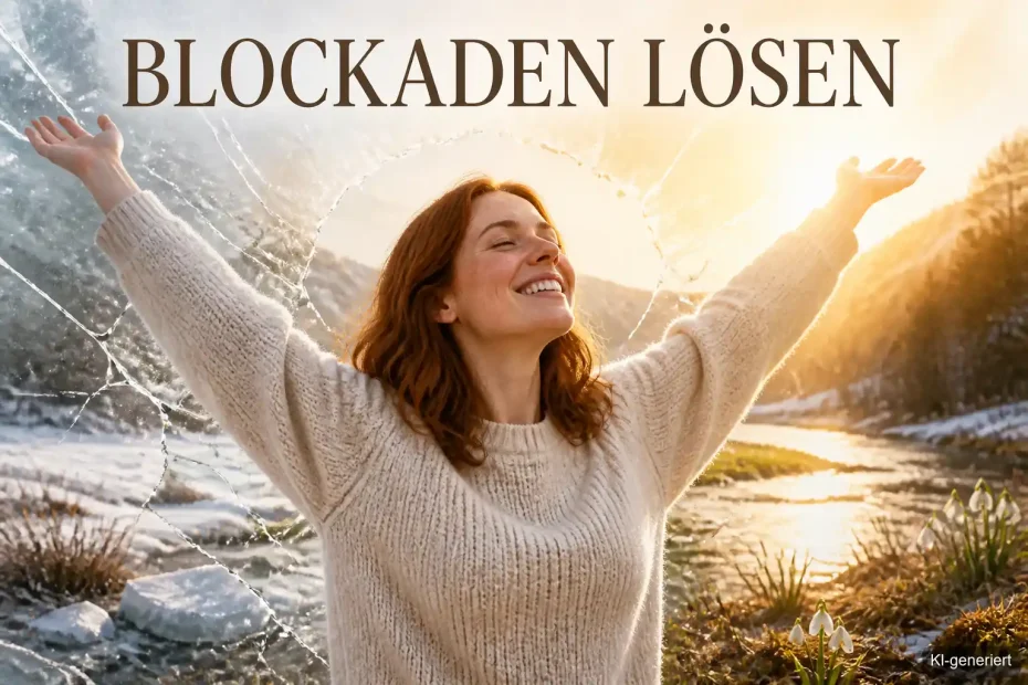 Frau löst Blockaden im Februar und findet emotionale Freiheit