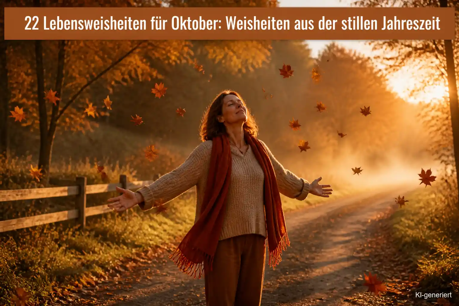22 Lebensweisheiten für Oktober, Titelbild zur stillen Jahreszeit